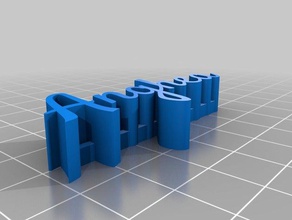 mi 3d personalizados nombre de la placa anghea las esculturas personalizado 3d print model - Mito3D
