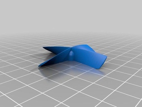 my customized improved parametric propeller r c vehicles 3d print model - Mito3D
