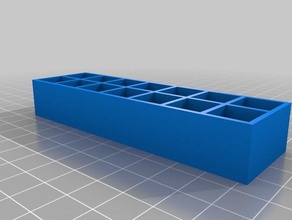 meu personalizados tina frasco de rack porta-ferramentas & caixas personalizado 3d print model - Mito3D