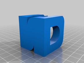 monogram alternativen erik daniel niel Schilder & logos kundengebundene 3d print model - Mito3D