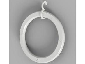 legame dei capelli anello di accumulazione bagno nastri per scrunchie scrunchy scunci 3d print model - Mito3D