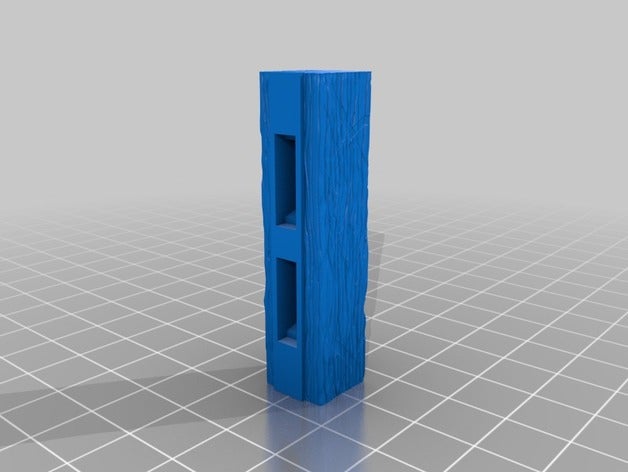 openlock 50 tudor wood column o post pillar toy & game accessories 3D print model - Mito3D