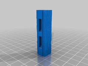 openlock 50 tudor colonna di legno o post pilastro giocattolo & accessori gioco 3d print model - Mito3D
