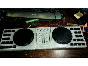 la dj console à l'assemblage de pièces musique 3d print model - Mito3D