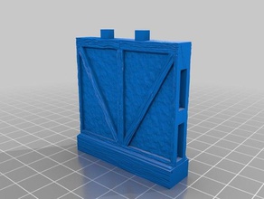 openlock 50 tudor wall -chevron styles wood toy & game accessories dnd tiles openforge openforge2 style 3d print model - Mito3D