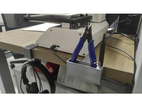 ikea Serie linnmon Schreibtisch-side-3d-Drucker-Halter - Organisation hack Veranstalter 3d print model - Mito3D