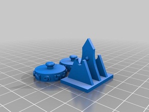 rpg vida contador La impresión en 3d boardgame juego de mesa la lifecounter 3d print model - Mito3D