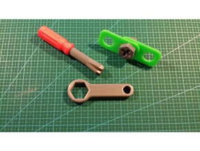 brinquedo ferramenta chave brinquedos de construção crianças playset inglesa 3d print model - Mito3D