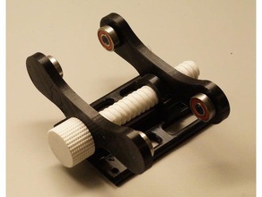 filament spool holder - bearings custom width 3d printer accessories bearing filament-spool mount 3d print model - Mito3D