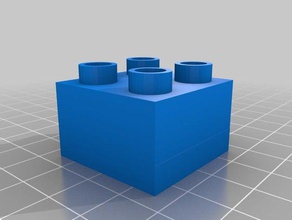 duplo lego convertisseur de briques jouets construction 3d print model - Mito3D