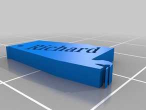 un trousseau de clés porte-clés 3d print model - Mito3D
