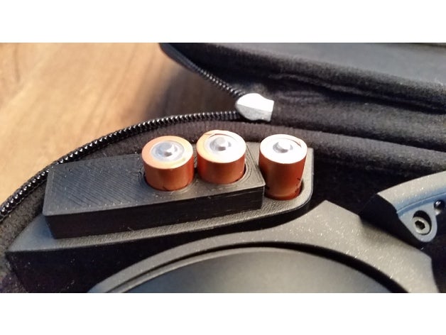 bose quiet comfort 25 supporto della batteria audio porta cuffie qc25 vano per la cancellazione del rumore 3D print model - Mito3D