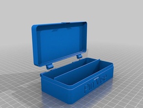 pin tornillo de banco caja organización personalizado 3d print model - Mito3D