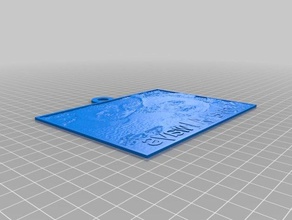 neue lithopane 2d-Kunst kundengebundene 3d print model - Mito3D