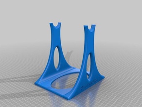 gran imprimible de filamentos soporte bobina Impresora 3d accesorios filamento tamaño carrete pie 3d print model - Mito3D