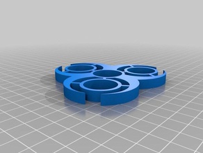 bio hazard spinner gadget bkrc bkrckustums bkrcmetalworkscom fidget mano 3d print model - Mito3D