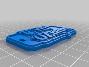 leyla zkan Anahtarlık özelleştirilmiş 3d print model - Mito3D