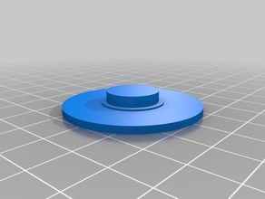 my customized parametric fidget spinner button toy & game accessories 3d print model - Mito3D