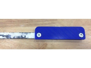 ultra low profile hacksaw blade handle hand tools aircraft cutting saws sheet metal 3d print model - Mito3D