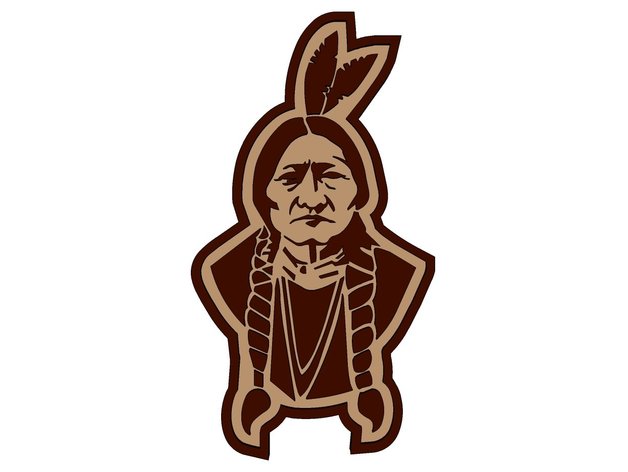 índio americano esculturas indiana nativo nativos americanos wslab 3D print model - Mito3D