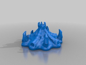 starcraft zerg hatchery Süßigkeiten Schimmel Modelle 3d print model - Mito3D
