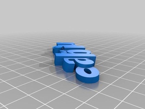 abrilu organización personalizado 3d print model - Mito3D