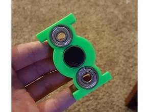 green lantern fidget spinner de juguete juegos y juguetes dc comics linterna verde logo anillo superhéroe 3d print model - Mito3D