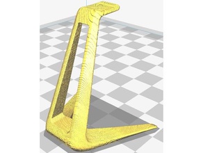Kopfhörer-Ständer aus Holz Korn - Organisation 3d print model - Mito3D