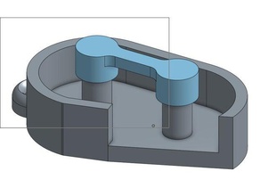 fidget gear keyring mini press fit mechanical toys 3d print model - Mito3D