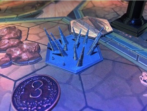 hex spike trap gloomhaven toy & game accessories