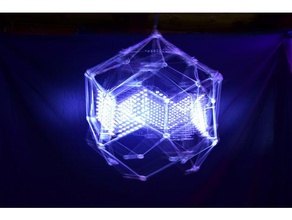 experimental rooms magic spheres art architecture arduino firefly geometry interactive joint kinect led parametric polyhedron 3d print model - Mito3D