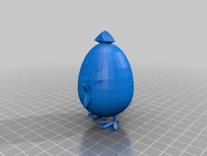 huevo loco La impresión en 3d 3d print model - Mito3D