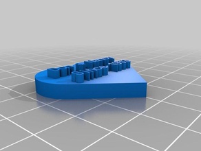 don nancy Herzen Kunst kundengebundene 3d print model - Mito3D