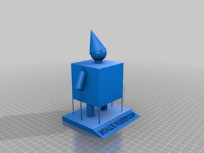 space wizard robot math art designproject geometry mathproject school 3d print model - Mito3D