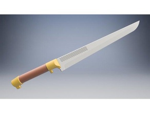 dishonored - baleeira espada brinquedos & games cosplay prop baleeiro 3d print model - Mito3D