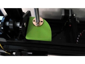 tronxy x3 écrou en laiton titulaires L'imprimante 3d de pièces partie x3a 3d print model - Mito3D