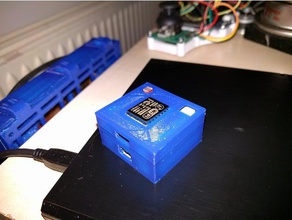 arduino espirituoso nuvem de encaixe caso eletrônica wittycloud 3d print model - Mito3D