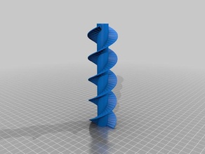 my 8 inch auger hobby customized 3d print model - Mito3D