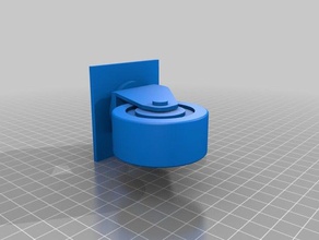 50mm echador del eslabón giratorio de la rueda diy ricino castor giratoria 3d print model - Mito3D