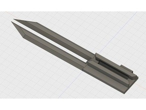 la pluma de primavera da otf cuchillo hoja remix los hogares stabber 3d print model - Mito3D