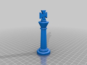 just simple chess set 3d print model - Mito3D