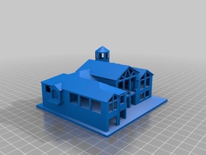 tetto della casa La stampa 3d 3d print model - Mito3D