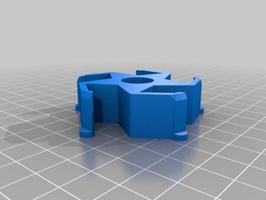 my customized spool hub adapter 52 3d printer parts 3d print model - Mito3D