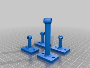 folger tech kossel 2020 delta side mounted filament guide 3d printing 3d print model - Mito3D