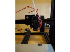e3d v6 mount creality cr-10 3d printer extruders 3d print model - Mito3D
