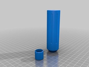 airsoft silencieux L'impression 3d accessoires pièce jointe suppresseur 3d print model - Mito3D