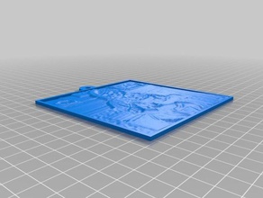 helen 2d sanat özelleştirilmiş 3d print model - Mito3D