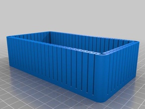 meu personalizados ondulado box3 organização personalizado 3d print model - Mito3D