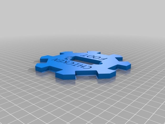 piede di pollo tabellone gioco giochi domino messicano treno 3D print model - Mito3D