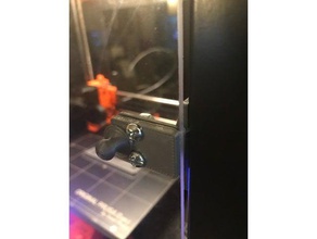 lack table enclosure magnetic door latch 3d printing 3d print model - Mito3D